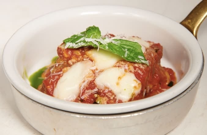 EGGLANT PARMIGIANA.