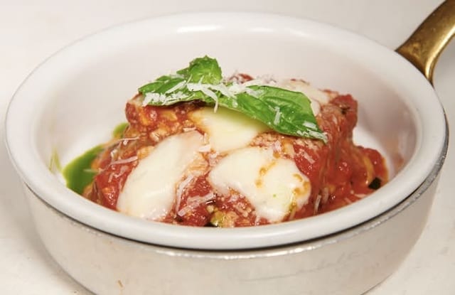 EGGLANT PARMIGIANA.